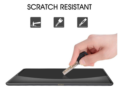 Mica De Vidrio Templado Para Galaxy Tab S6 T860 S5e T720