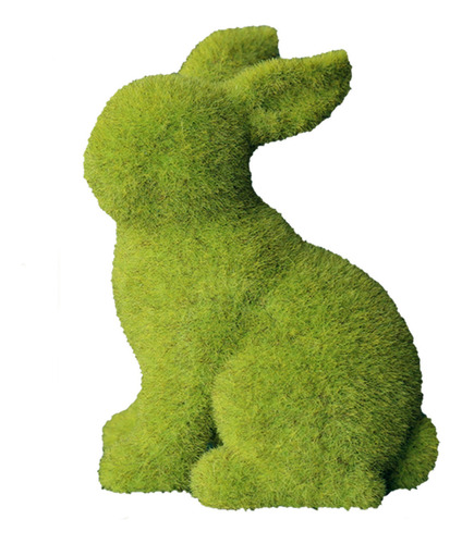 Estatua De Conejo Flocado Para Decoración De Pascua, Diseño