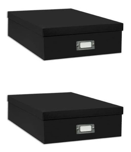 Pioneer Caja De Almacenamiento De Recortes, En Negro, 14,75 