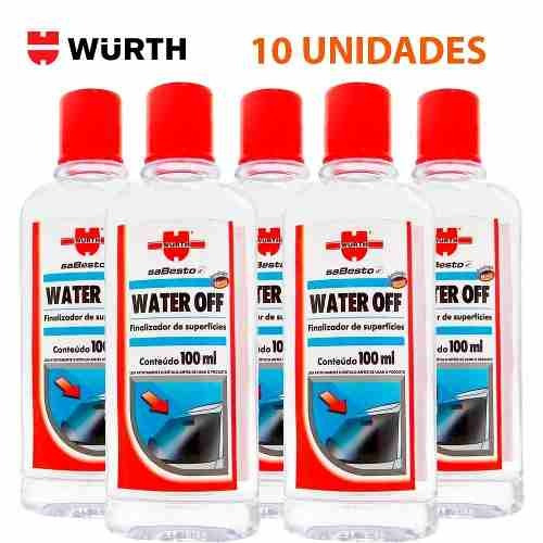 Cristalizador De Para-brisa E Vidros Wurth 100ml 10 Unidades