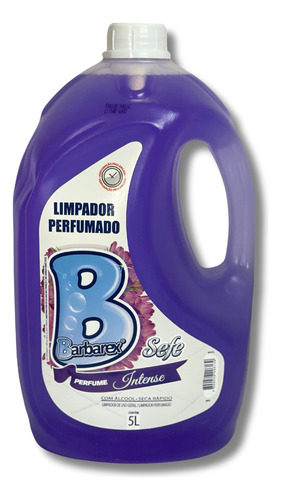 Limpador Perfumado Com Álcool Intense Violex Barbarex 5l