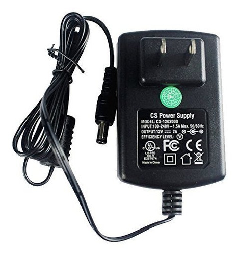 Adaptador De Corriente Ac/dc 12v 2a Ul Certificado -