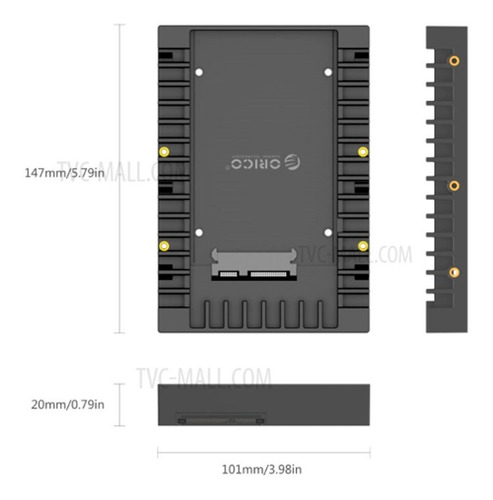 Adaptador Orico De Disco Duro Hdd/ssd Sata 2.5 A 3.5 Sata