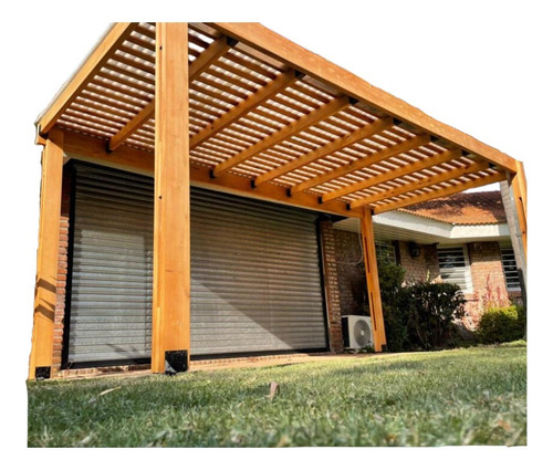 Pergola Con Instalacion Madera Dura