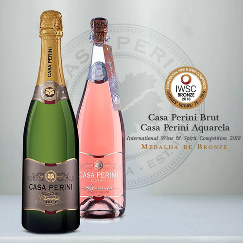 Espumante Branco Brut Casa Perini 750 Ml