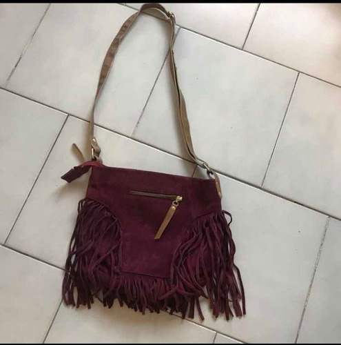 Cartera De Gamuza 