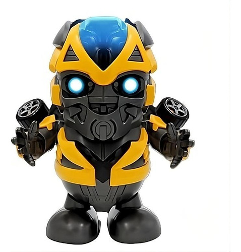 Boneco Dance Hero Bumblebee - Música E Luzes - 11,5x19,5cm