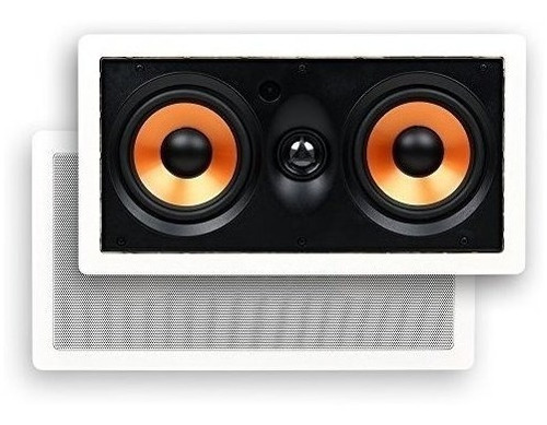 Micca Mcs Center Channel Inwall Speaker Con Doble Woofer De 