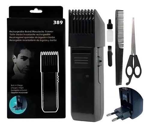 Maquininha De Cortar Cabelo Barba E Fazer Pezinho Bivolts