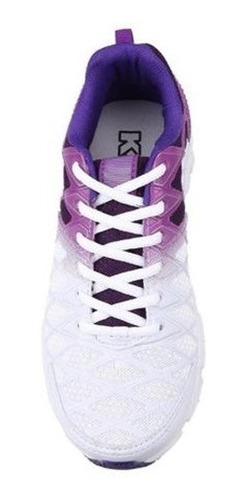 Tênis Feminino Kappa Impact Roxo Com Branco