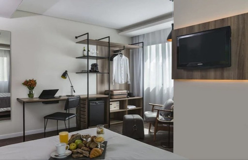 Imagem 11 de 15 de Temos O Flat Intercity Ibirapuera Fora Do Pool. Aproveite. - Sf24618