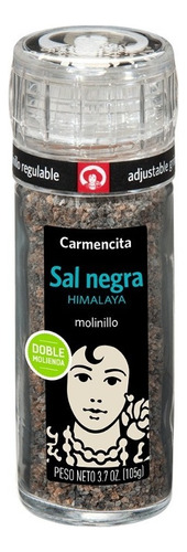 Sal Negro Do Himalaya Espanhol Carmencita Com Moedor 100g