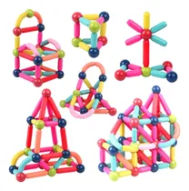 Comprar 42 Pcs Juego De Bloques Construcción Magnéticos Stem Aprende