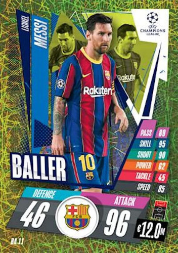 Topps Uefa Champions League Match Attax Extra Baller Ba11 Li