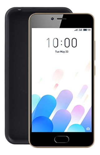 Funda De Tpu Negra Mate For Meizu M5c