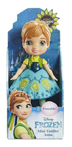 Mini Muñeca Toddler Disney Oficial Frozen Anna Elsa Olaf 8cm