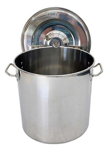 Panela De Indução Inox 40cm 45 Litros Alta Cooktop Caldeirão