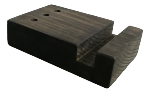 Soporte Para Celular De Madera Natural, Accesorio Celular