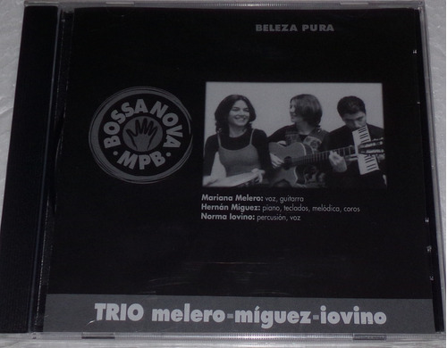Trio Melero Miguez Iovino Belleza Pura Cd Nuevo Kktus