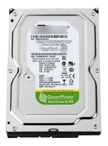 Hd 500gb - Sata - Desktop Varias Marcas (Recondicionado)