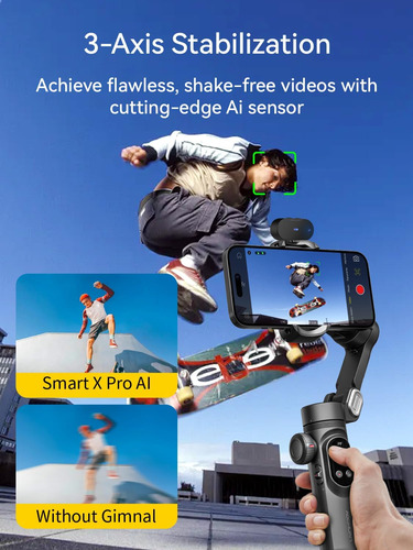Gimbal Con Sensor Ai, Seguimiento De Movimiento, Soporte De