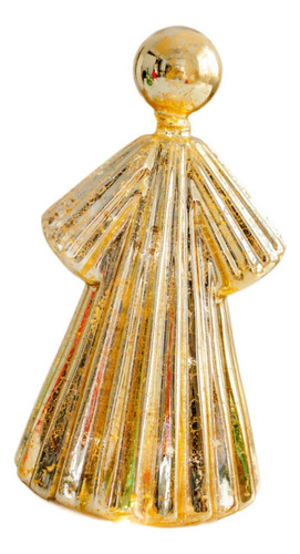 Escultura De Ángel De Cristal Decorativa, Figura De L Oro