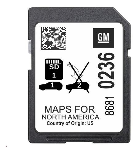 Tarjeta De Navegacion Mapas Gmc Chevrolet Buick Cadillac 236