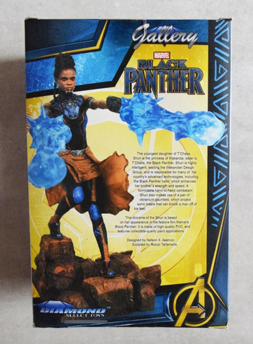 Imagen 3 de 4 de Figura Marvel Gallery - Shuri - Diamond Select - Original