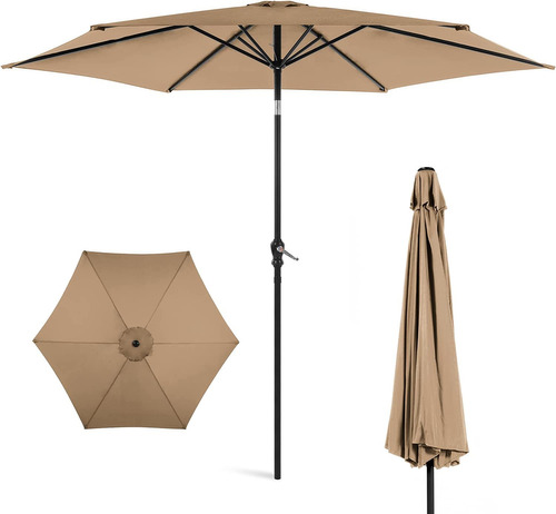 Sombrilla Parasol 2,7 Mts Manivela Premium