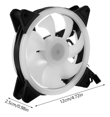 Ventilador De Ordenador Silencioso De 12 Cm, 1 Unidad, Venti