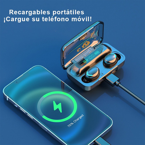 Audifonos In-ear Inalambricos F9 Bluetooth Tactil Cancelacio