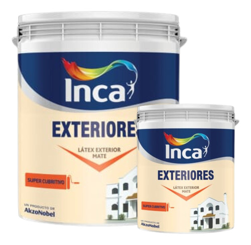 Pintura Para Exteriores Blanco Inca 20 + 4 Litros