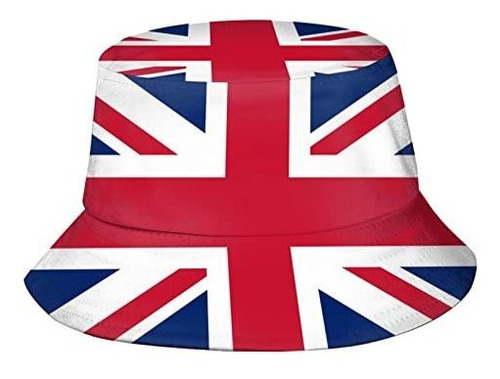 Sombrero De Cubo Con Bandera Union Jack, Packable, Fashion