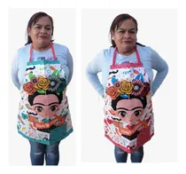 Comprar Mandil Delantal De Poliester Para Cocina Frida Kahlo 2 Pieza