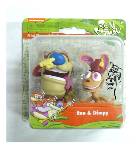 Just Play Mini Figure 2 Pack Ren Y Stimpy 7cm Brujostore