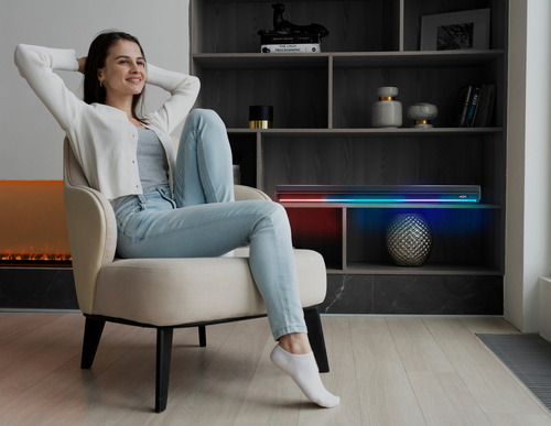 Barra De Sonido Hdmi Bluetooth 6000w Control Remoto Negro