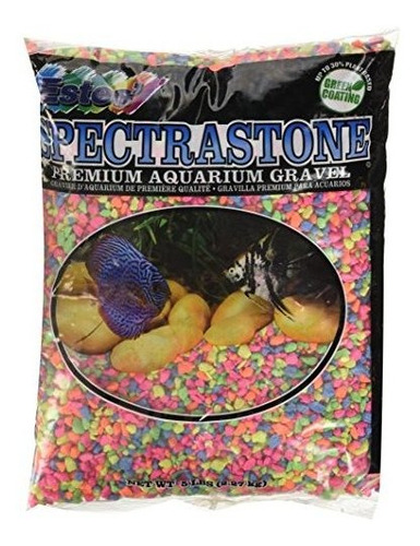 Spectrastone Permaglo Rainbow Grava Para Acuario Para Acuari