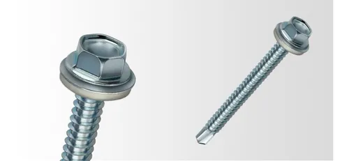 Tornillo Punta Mecha Hexagonal 14 X 2 1/2 X100u Con Arandela