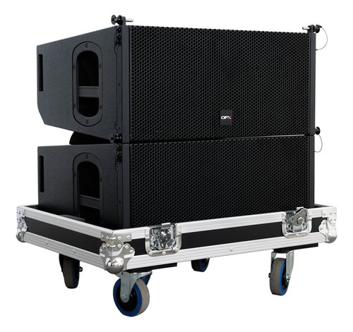 Kit X2 Bafles Line Array Activo Dfx 2x8 + Driver Con Anvil 