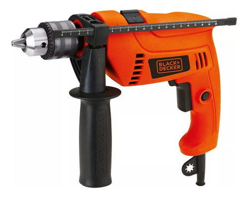 Taladro Percutor Black+decker Hd555k88 550w Con Accesorios Naranja 50 Hz