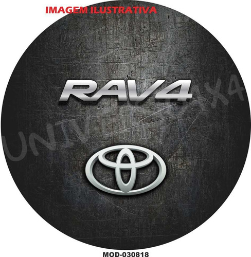Capa Estepe Rav4 Logo 225x65x17 Toyota Cabo E Cadead M030818