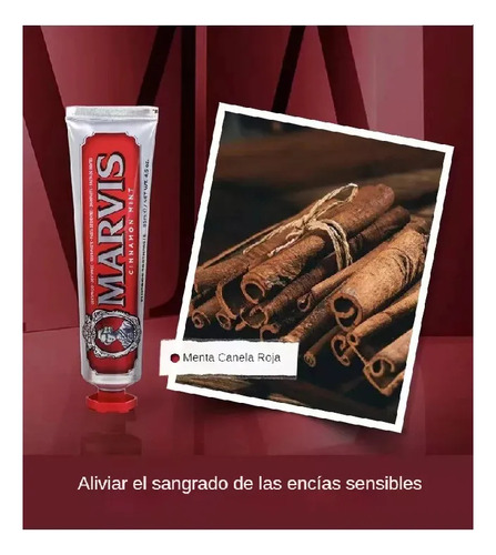 Pasta De Dientes Blanqueadora Cc Marvis Mint Cilantro 85 Ml