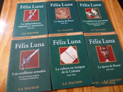 Los Conflictos Armados, Fèlix Luna ( Lote 6 Ejemplares)s/uso