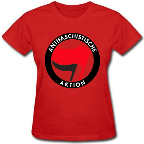 Antifaschistische Aktion - Camisa 100% Algodão