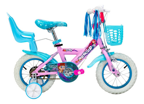 Bicicleta Mercurio Infantil Modelo Cuty Rodada 12