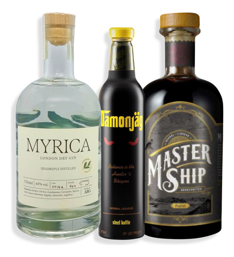 Mix 1u Master Ship 750ml  1u Damonjäg 473ml 1u Myrica 750ml