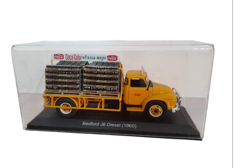 Tapa Acrílica Sin Vehículo Camión Bedford Coca Cola 1:43 Transparente