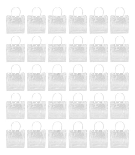 Bolsas De Regalo De Plástico Pvc Transparente, 30 Piezas