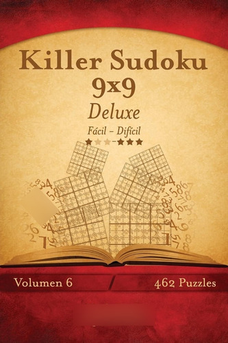 Libro: Killer Sudoku 9x9 Deluxe De Fácil A Difícil Volume