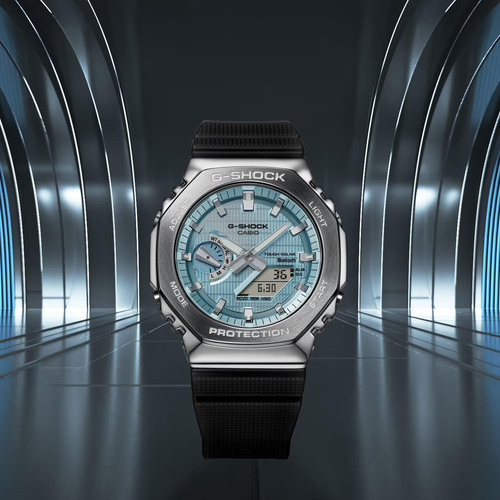 Reloj G-shock Casio G-steel Con Conexión Solar Gbm2100a-1a2